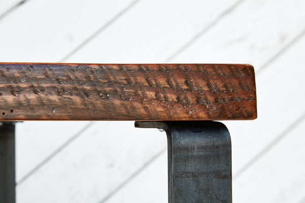 reclaimed fir industrial coffee table