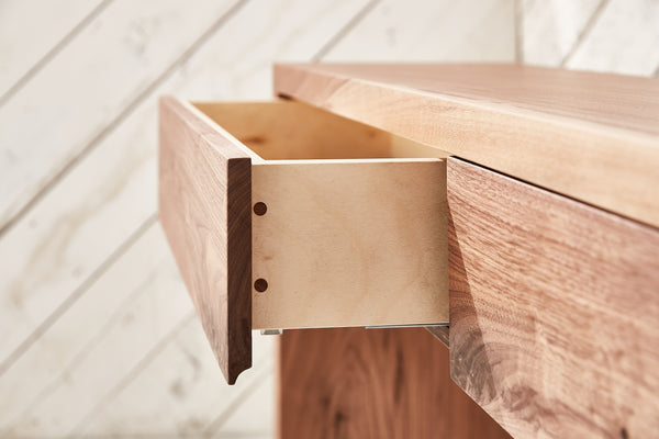 solid wood storage console 